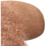 Bearpaw Boetis 457 Womens Lamb Fur Sheepskin Boots Black Size 5