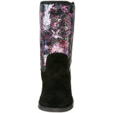 Ed Hardy Sequined Iceland Boot for Women - Grey
