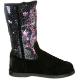 Ed Hardy Sequined Iceland Boot for Women - Grey