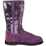 Ed Hardy Sequined Iceland Boot for Women - Grey