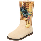 Ed Hardy Sequined Iceland Boot for Women - Tan
