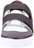 Heelys Dart Kid) Wheeled Shoe (Little,Gray-White-Black-Red,2 Little Kid M US