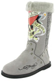 ED HARDY Christian Audigier Bootstrap Womens Tattoo Boots