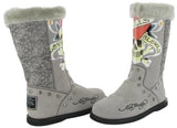 ED HARDY Christian Audigier Bootstrap Womens Tattoo Boots