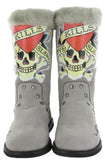 ED HARDY Christian Audigier Bootstrap Womens Tattoo Boots