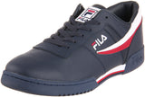 Fila Men's Original Fitness Fashion Sneaker, Cream-Peacoat-Fila Red, 11.5 M US