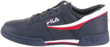 Fila Men's Original Fitness Fashion Sneaker, Cream-Peacoat-Fila Red, 11.5 M US
