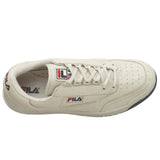 Fila Men's Original Fitness Fashion Sneaker, Cream-Peacoat-Fila Red, 11.5 M US
