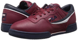Fila Men's Original Fitness Fashion Sneaker, Cream-Peacoat-Fila Red, 11.5 M US