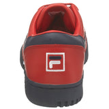 Fila Men's Original Fitness Fashion Sneaker, Cream-Peacoat-Fila Red, 11.5 M US