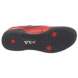 Fila Men's Original Fitness Fashion Sneaker, Cream-Peacoat-Fila Red, 11.5 M US