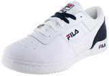 Fila Men's Original Fitness Fashion Sneaker, Cream-Peacoat-Fila Red, 11.5 M US