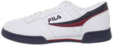 Fila Men's Original Fitness Fashion Sneaker, Cream-Peacoat-Fila Red, 11.5 M US