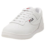 Fila Men's Original Fitness Fashion Sneaker, Cream-Peacoat-Fila Red, 11.5 M US