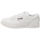 Fila Men's Original Fitness Fashion Sneaker, Cream-Peacoat-Fila Red, 11.5 M US