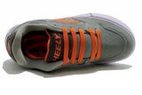 Adult's Heelys Motion Gray-Orange Skate Shoes HSY703 (5)