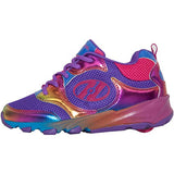 Heelys Race Girl's Shoe - Purple- Rainbow Women's Size 7
