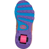 Heelys Race Girl's Shoe - Purple- Rainbow Women's Size 7