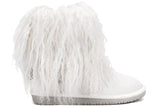 Bearpaw Boo Women Round Toe Suede Gray Winter Boot