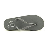 143 Girl Women Zada Gray Thong Sandals 10 M US