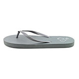 143 Girl Women Zada Thong Sandals, Grey, Size 9.0