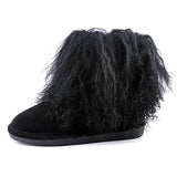 Bearpaw Boo Women Round Toe Suede Gray Winter Boot
