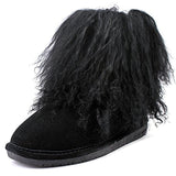 Bearpaw Boo Women Round Toe Suede Gray Winter Boot