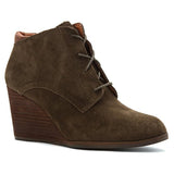 Lucky Brand Sumba Women Round Toe Suede Bootie US