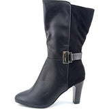 Karen Scott Viivi Women Round Toe Synthetic Black Mid Calf Boot US