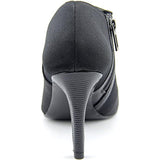 Alfani Reinaa Women Open-Toe Canvas Black Bootie
