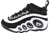 Fila Men's Bubbles Hightop White-Black-Red Basketball Shoes