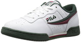 Fila Men's Original Fitness Fashion Sneaker, Black-White-Red, 9.5 M US