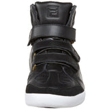 Fila Men's Hi Class Mid Triple Strap Sneaker,Black-White-Gold,12 M US