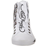 Ed Hardy Men's Lima Highrise Sneaker,White-10SHR501M,12 M US