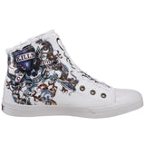 Ed Hardy Men's Lima Highrise Sneaker,White-10SHR501M,12 M US