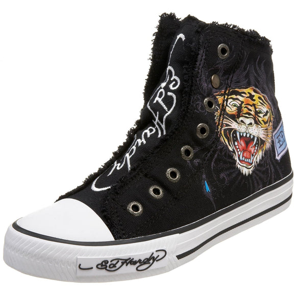 Ed Hardy Women's Highrise Lima Sneaker,Black-10SHR502W,10 M US