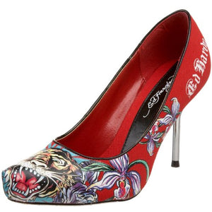 Ed Hardy Women's Madrid Pump,Red-10SMD202W,8 M US