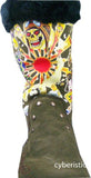 Womens Ed Hardy Green Kamikaze Bootstrap Boots Shoes