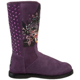 Ed Hardy Women's Bootstrap Boot,Purple-10fbs105w,5 M US