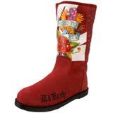 Ed Hardy Women's Bootstrap Boot,Burgundy-10fbs104w,6 M US