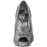 Ed Hardy Women's Singapore Platform Pump,Silver-10FSG104W,5 M US