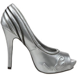 Ed Hardy Women's Singapore Platform Pump,Silver-10FSG104W,5 M US