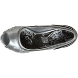 Ed Hardy Women's Singapore Platform Pump,Silver-10FSG104W,5 M US