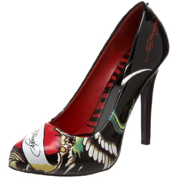 Ed Hardy Women's Sunset Pump,Black-10FSS101W,9 M US