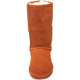 Bearpaw Womens Emma 10-Inch Suede Sheepskin Boot, Spice, US 10