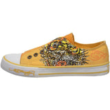 Ed Hardy Women's Lr Shimmer Slip-On Fashion Sneaker,Yellow-11slr406w,6 M US