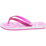 Ed Hardy Women's Bc Stone Flip Flop,Fuschia-11sbc401w,9 M US