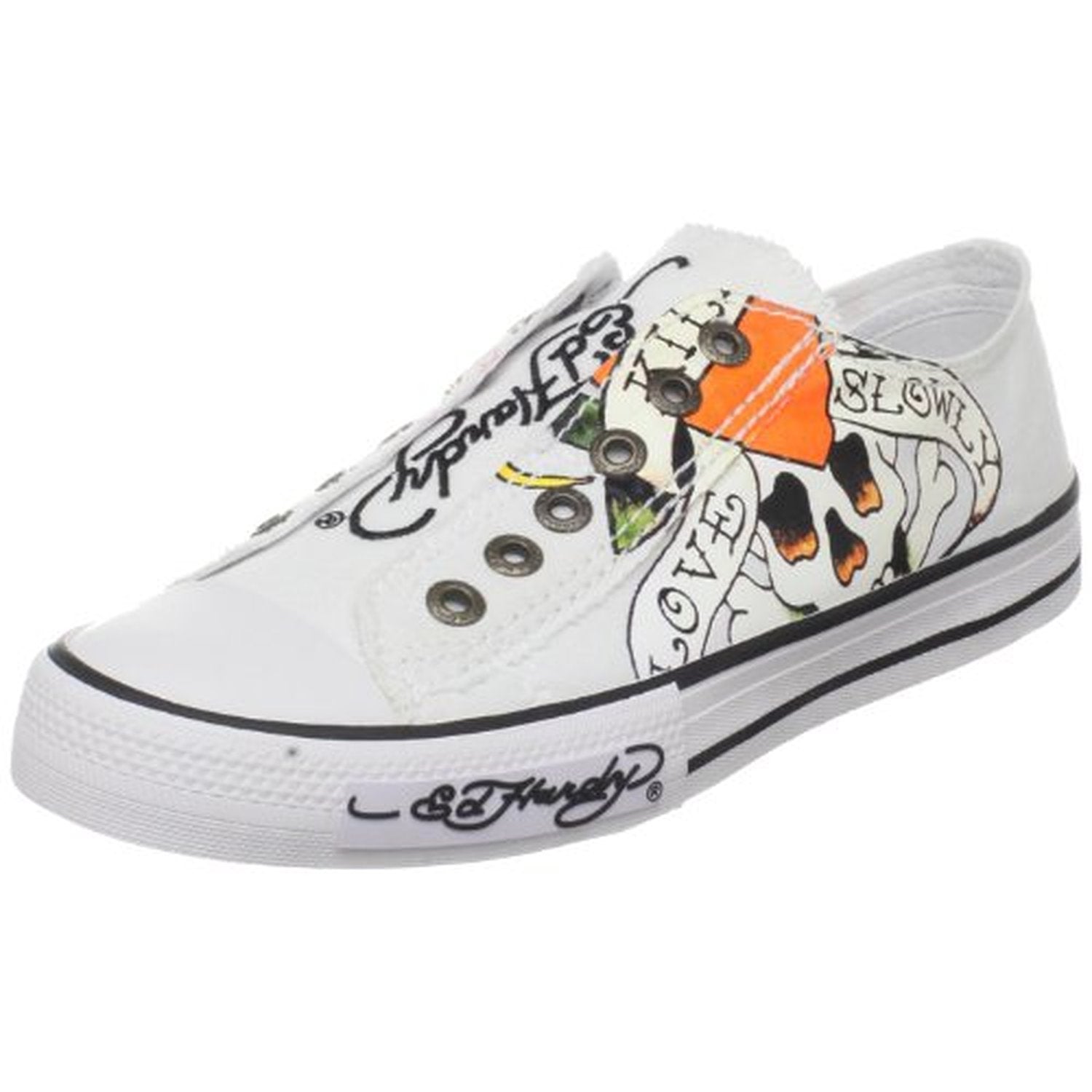 Ed Hardy Women's Chaud Fashion Sneaker,White-11SCD110W,7 M US