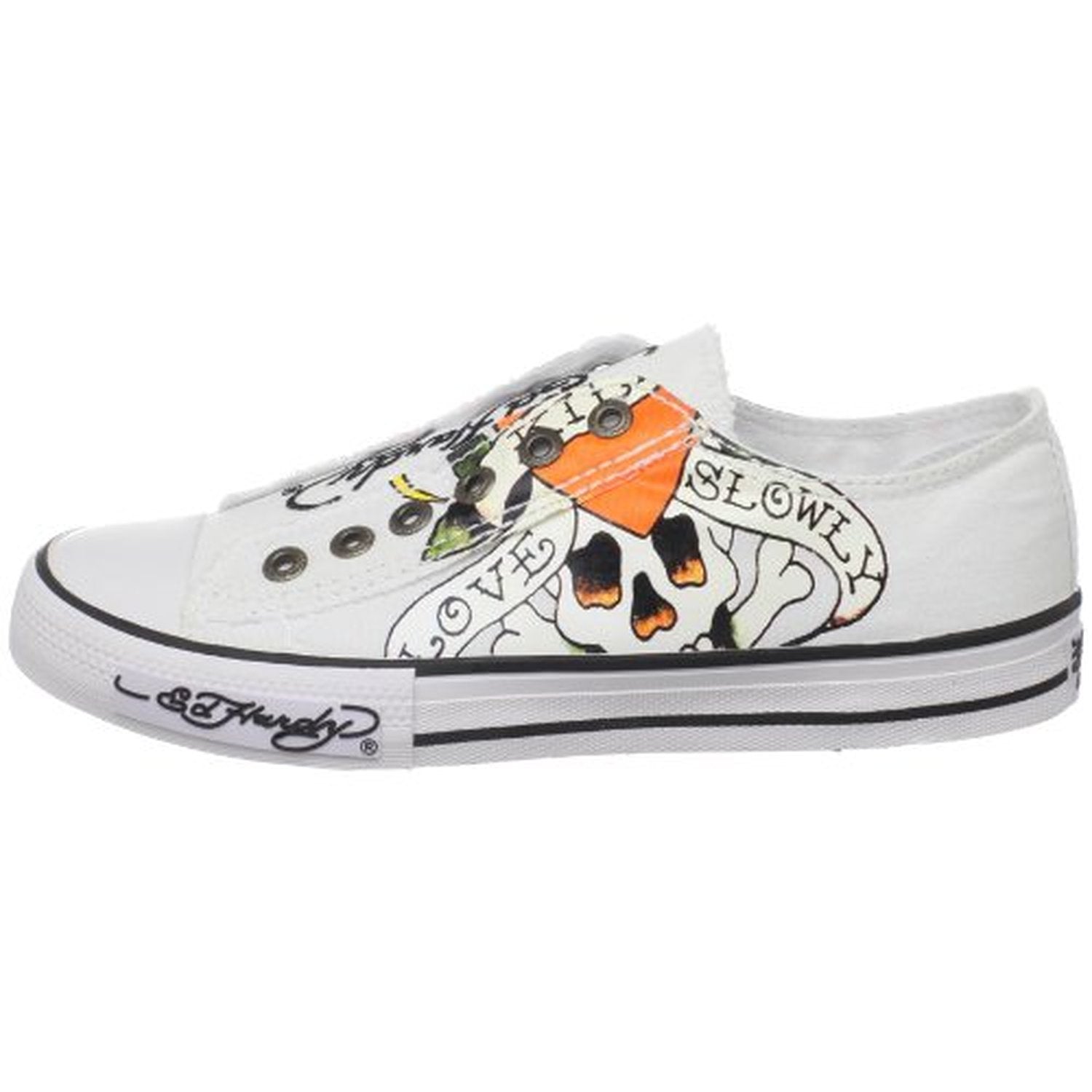 Ed Hardy Women's Chaud Fashion Sneaker,White-11SCD110W,7 M US
