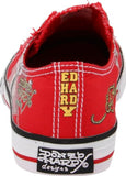 Ed Hardy Women's Low Rise Fashion Sneaker,Red-11SLR102W,5 M US